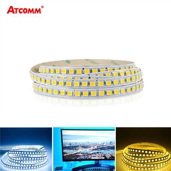 

5M 5054 LED Strip Light 60 120 LEDs/m DC12V Waterproof IP65 5050 Upgraded Version Flexible LED Tape Light TV/PC Background Decor