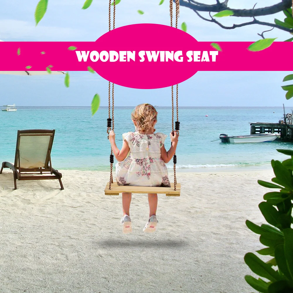 Safety Swing Chair Outdoor Adult Kids Tree Swing Seat Kids Trapeze