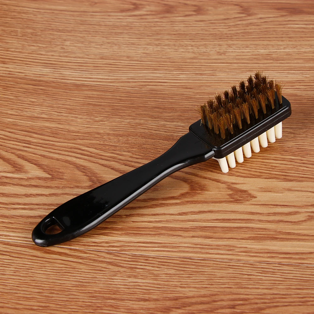 2-Sided Cleaning Brush Rubber Eraser Set Fit for Suede Nubuck Shoes Stain Dust Shoes Brush Steel Plastic Rubber Boot Cleaner 3