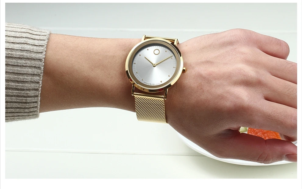 IBSO Fashion Simple Style Ultra Thin Bracelet Watches 11