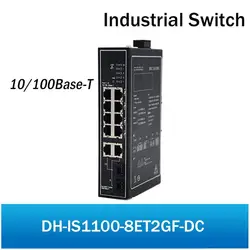 DH 8 портов безопасности специальный переключатель DH-IS1100-8ET2GF-DC 1080 P 10/100Base-T Ethernet порты для ip-системы системы видеонаблюдения