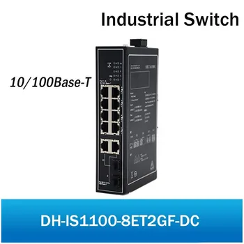 

DH 8 Ports Security special switch DH-IS1100-8ET2GF-DC 1080p 10/100Base-T Ethernet ports for IP System CCTV System