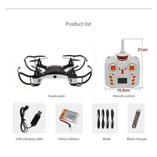 RC Quadcopter Plane Aircraft UFO 2.4Ghz 4CH 6 Axis Gyro Remote Control Drone with 2MP HD Camera Mini Drone Fly Toy