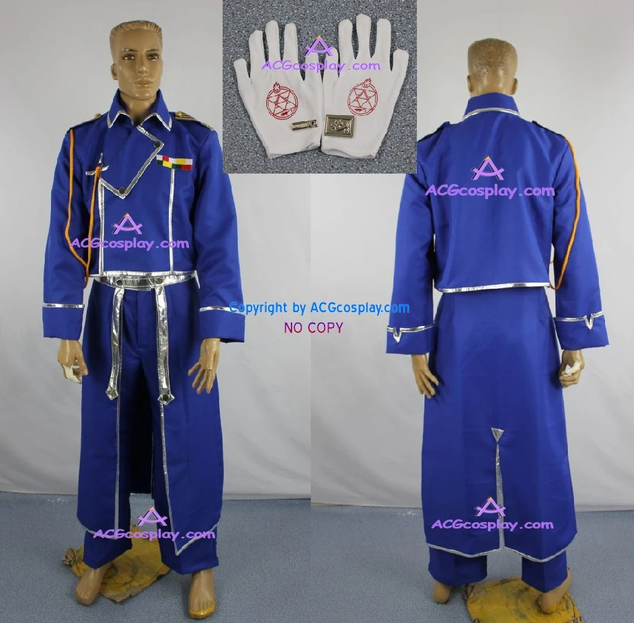 を鋼の錬金術師ロイ マスタングコスプレ衣装は襟ピンと手袋 Cosplay Costume Roy Mustangcostume Cosplay Aliexpress