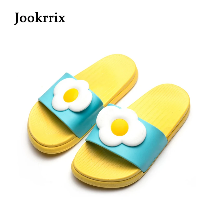 Женские тапочки на плоской подошве Jookrrix Клубничные шлепанцы с арбузом для ванной