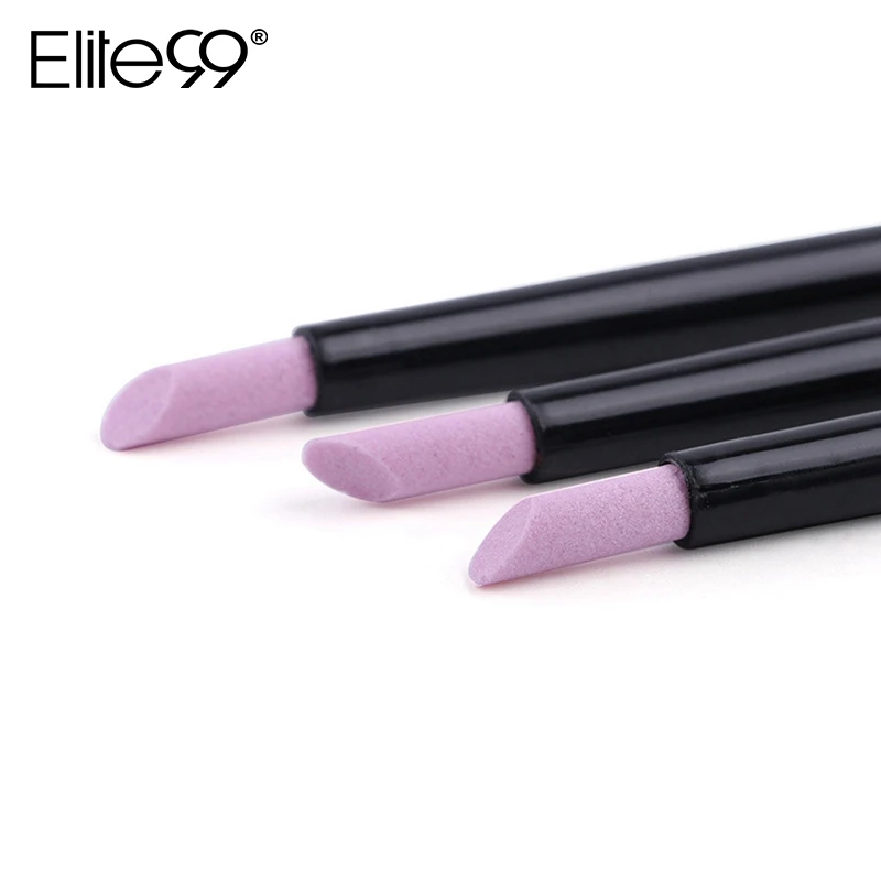 

Elite99 Nail Pusher Black Quartz Head Scrubs Stone Cuticle Stick Pen Spoon Cut Manicure Nail Care Trimmer Nail Polishing Tools