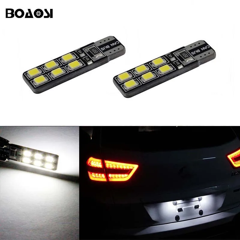 

2x T10 LED Canbus no error License Plate Light For Hyundai Tucson IX35 I30 Elantra Accent Sonata Santa Veracrus Rohens