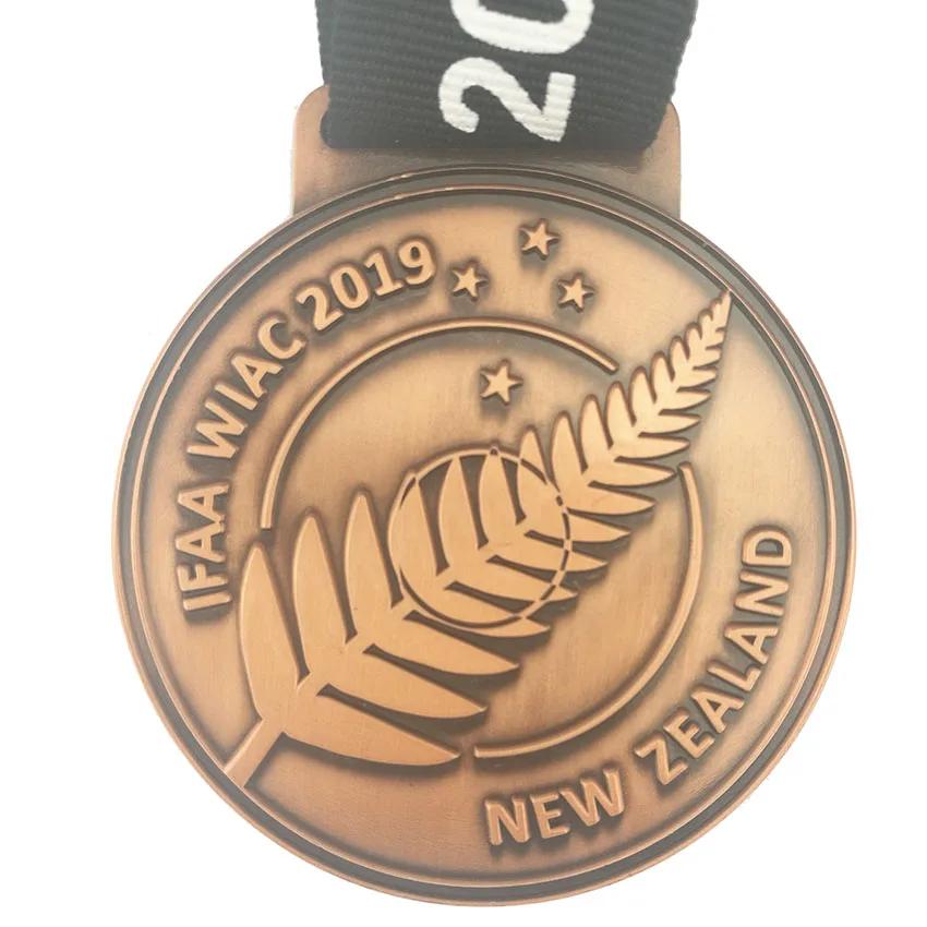 

Marathon Medal Customized Logo 60mm Diameter Medal