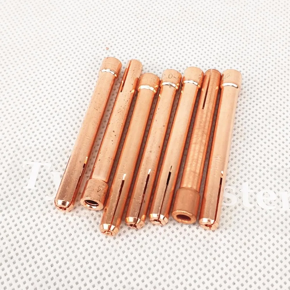 15pcs Argon Welding TIG Torch Consumable 1.0mm 1.6mm 2.0mm 2.4mm 3.0mm 3.2mm TIG Tungsten Electrode Collet 15pcs Argon Welding TIG Torch Consumable 1.0mm 1.6mm 2.0mm 2.4mm 3.0mm 3.2mm TIG Tungsten Electrode Collet