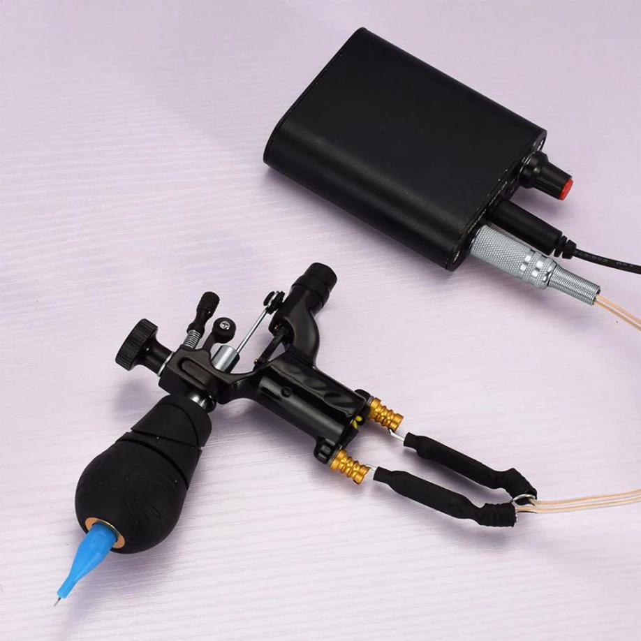 

New High Quality Tattoo Power Supply USA Plug Pointer type Dual Mini Tattoo Machine Power Supply For Tattoo Machine Foot Pedal