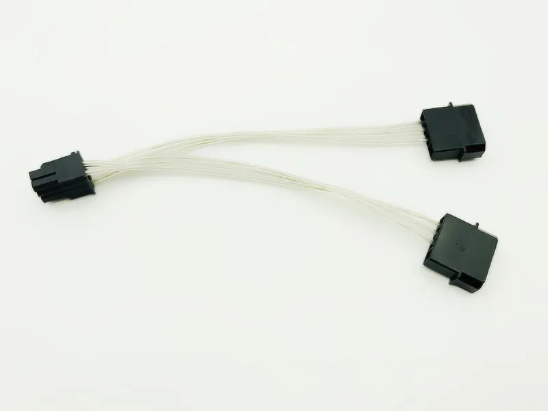 2*4 Pin Molex IDE к 6Pin PCI E графическая карта адаптер питания для ПК видеокарты