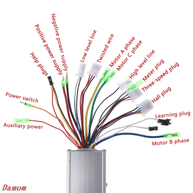 DC 24/36V 250W бесколлекторный регулятор Скорость контроллер скутера e-велосипеда Электрический мотор Xinp