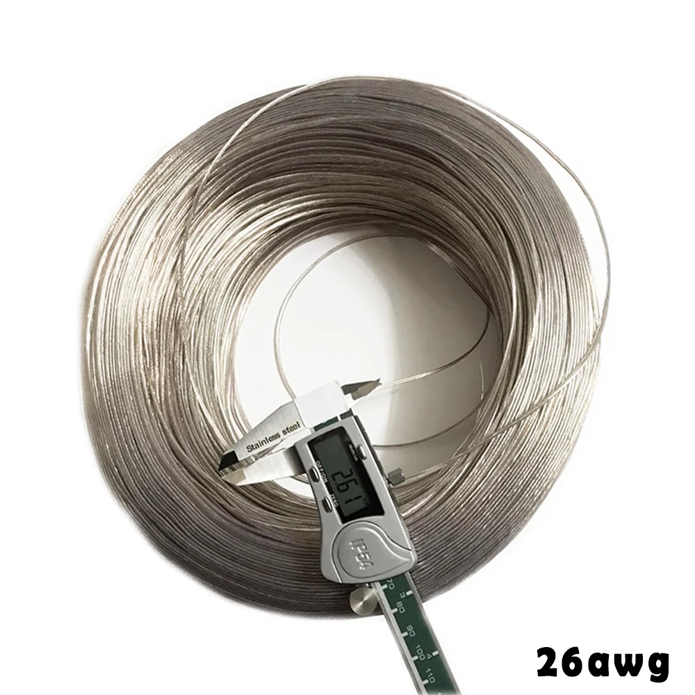 5 метров 26AWG 2468 UL2468 ПВХ Луженый Медный шнур Золото Серебро ROHS 20 22 24AWG аудио кабель