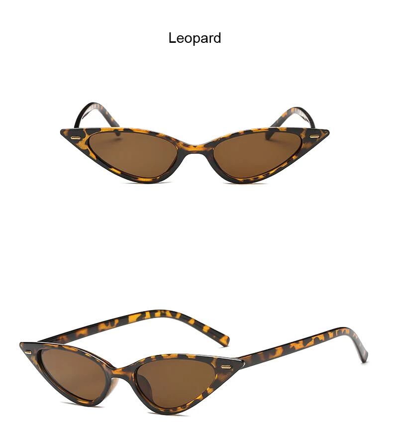 Женские солнцезащитные очки "кошачий глаз" маленького размера, брендовые дизайнерские модные ретро женские солнцезащитные очки, женские черные фиолетовые красные очки UV400
