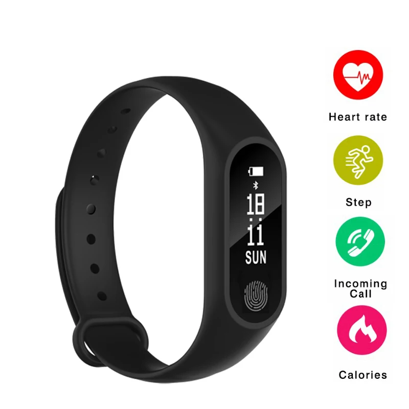 

2018 IP67 Smart Wristband OLED Touch Screen BT 4.0 Bracelet Fitness Tracker Heart Rate Sleep Monitoring Pedometer Smart Watch