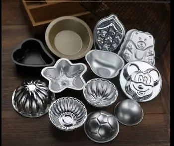 

Midium size /small cartoon aluminum alloy cake mould pudding mold