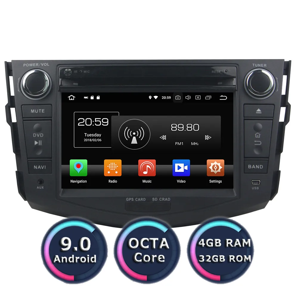 Sale Roadlover Android 9.0 Car PC Multimedia DVD Player For Toyota RAV4 2006-2012 Stereo GPS Navigation Automagnitol Double Din Radio 0 Sale Roadlover Android 9.0 Car PC Multimedia DVD Player For Toyota RAV4 2006-2012 Stereo GPS Navigation Automagnitol Double Din Radio 0