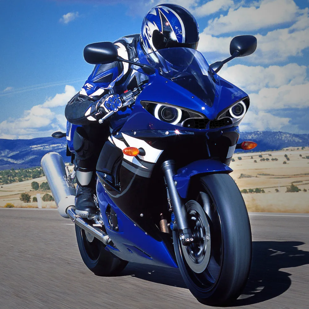 КТ светодиодная фара для Yamaha YZF R6 2003 2005| |