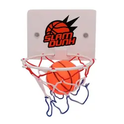 Портативный забавные щит с кольцом для мини-баскетбола игрушки Комплект Домашние любителей баскетбола спортивные игры игрушка набор для