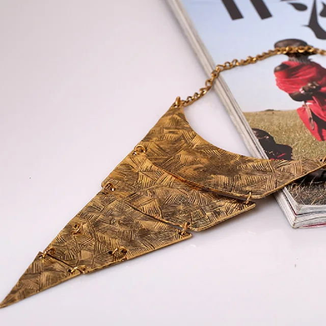 Фото lzhlq стимпанк геометрический треугольный чокер эффектное ожерелье цена