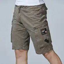 Новое поступление высококачественные мужские камуфляжные повседневные шорты-бермуды тактические со множеством карманов шорты милитари для мужчин карго шорты