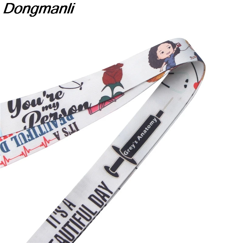 P3493 Dongmanli медицинский серый анатомический брелок Lanyards Id значок держатель ID карта