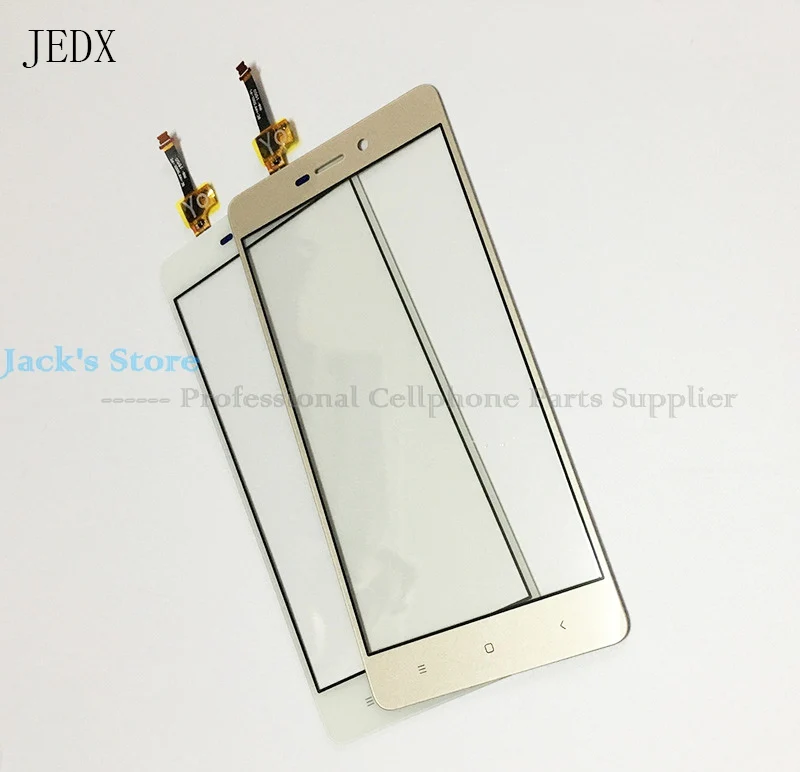 JEDX Сенсорный Экран Стекло для Xiaomi Redmi 3 s Redmi3 Дигитайзер сенсорный датчик переднее