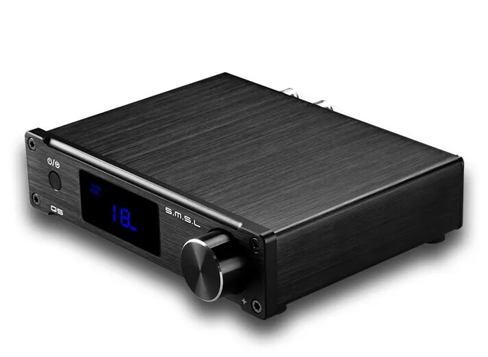 

NEW SMSL Q5 True Digital Audio Amplifier Remote USB/Fiber/Coaxial Input 192KHZ 50W*2 BLACK COLOR