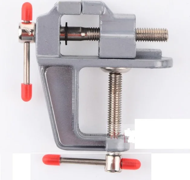 Free shipping aluminum bench clamp mini table vise for Jewelers hobby