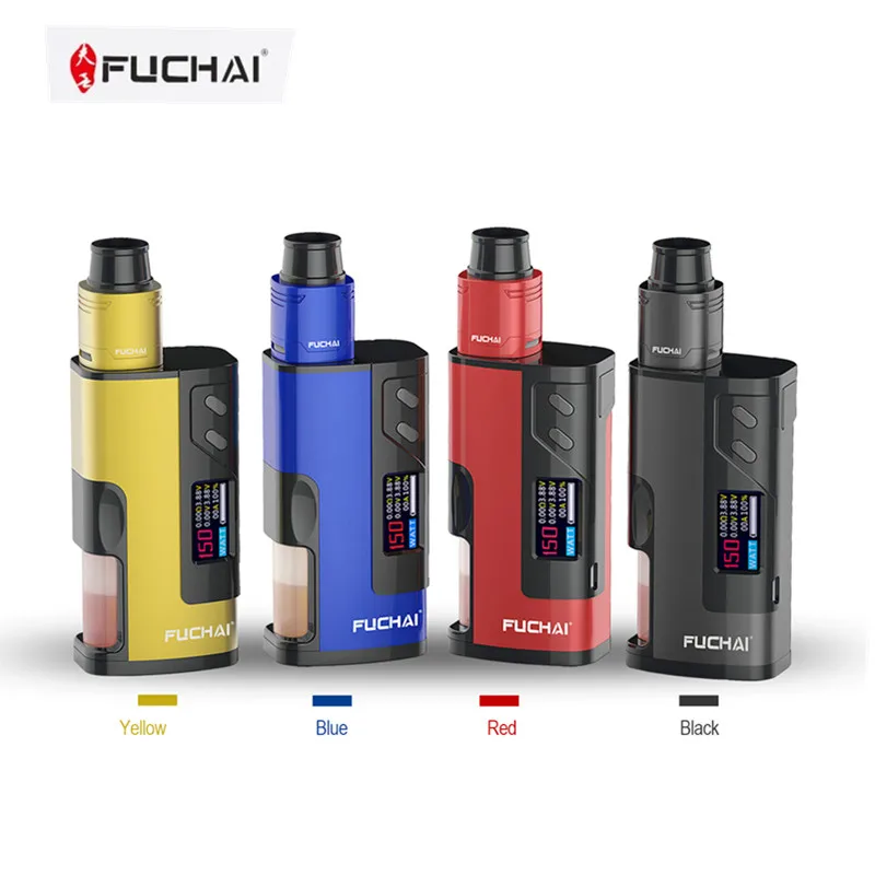 

Electronic Cigarette Kit Original Fuchai Squonk 213 Box Mod with 5ml Square RDA Atomizer fit with 21700/20700/18650 Battery