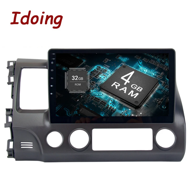 

Idoing 10.2inch Android8.0/7.1 Steering-Wheel For Honda CIVIC 2006-2011 left Car Player 8Core Navigation Bluetooth Fast Boot
