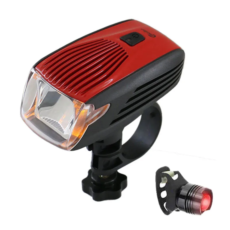 

LED Bicycle Front Light StVZO standard Intelligent sensing USB Rechargeable Bike Light cycling Lamp + Bike Tail light