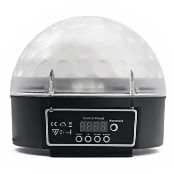 

XL-10 6-Channel Control Digital 7-Color KTV Projector Crystal Magic Ball Lights LED RGB Stage Light Effect Party Disco DJ