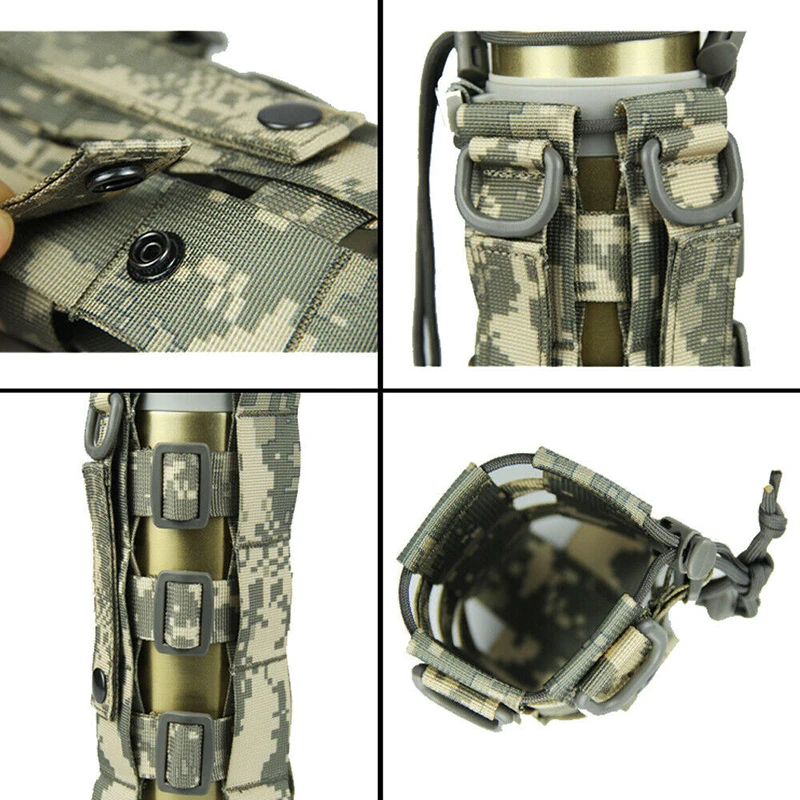 Outdoor Bottle Bag Game Military Water Pouch Kettle Holder Camping Accessories Portable Useful Durable Practical