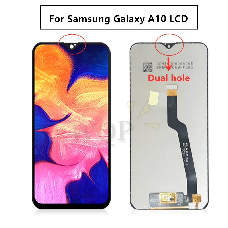 Для samsung galaxy A10 lcd дигитайзер A105/DS A105F A105FD A105M дисплей сенсорный экран с рамкой дигитайзер для samsung A10 lcd