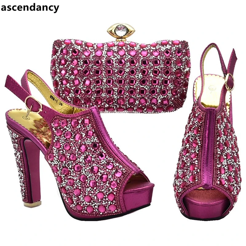 Latest Italian Ladies Shoes and Bags to Match Set Shoe and Bag Set for ...