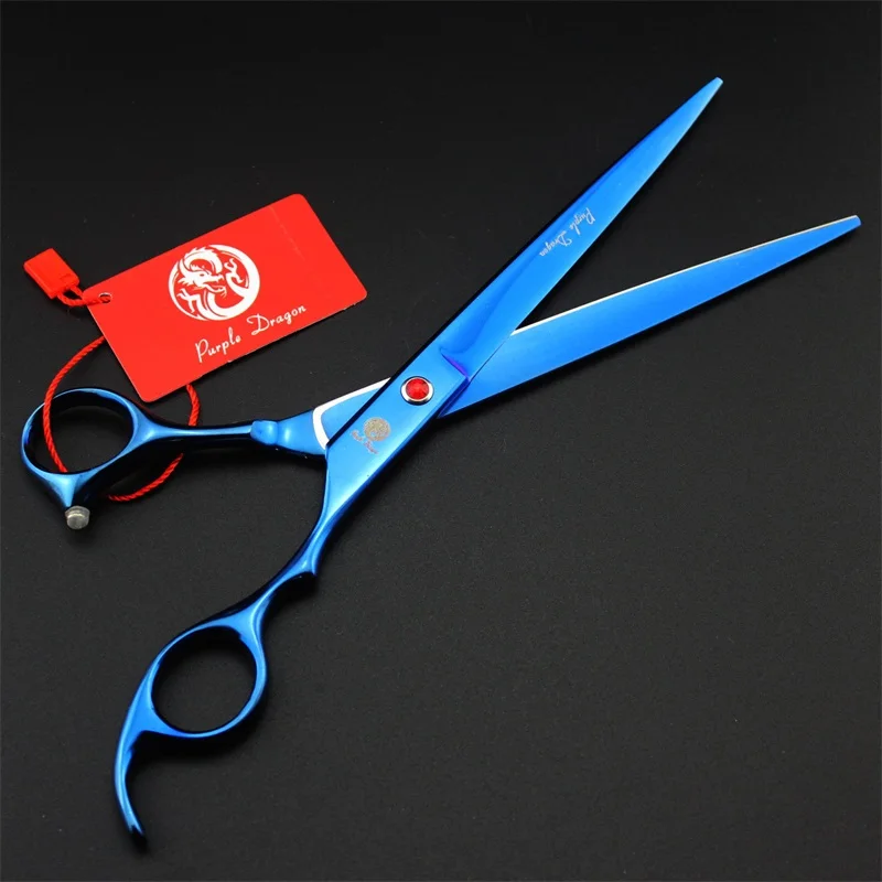 8 inch professional high quality pet grooming Scissors hair cutting shears 4 color straight dog grooming scissors (6)