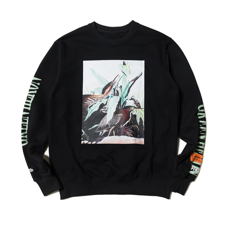 YouthCode Hip Hop Skateboard Magazine Crane Heron Preston Sweatshirt Men Cotton 100% Justin Bieber Season6 Hoodie Men Cloth
