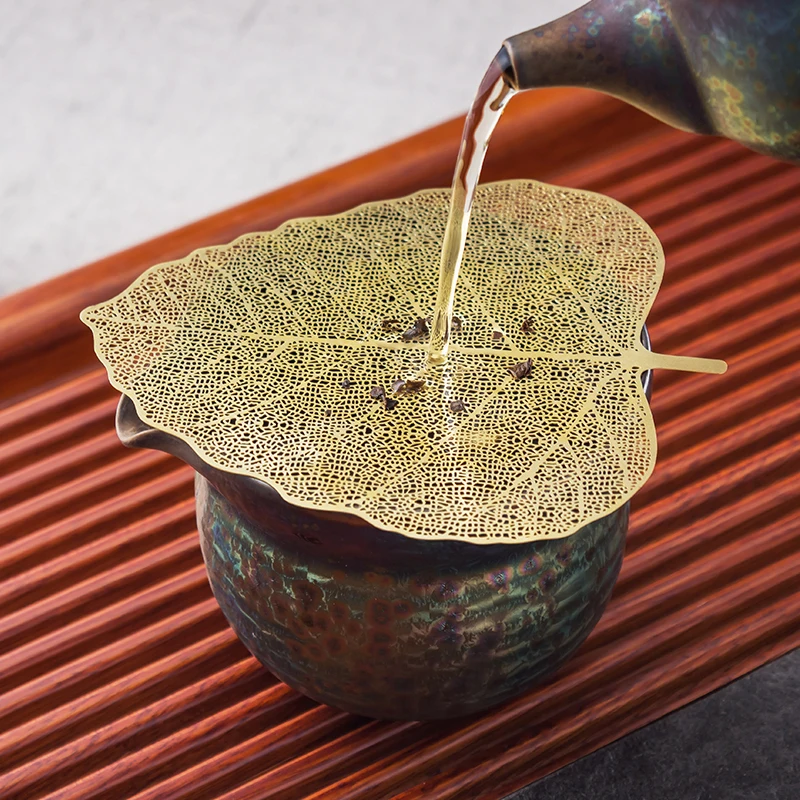 Set of 2 Stainless Steel Leaf Shaped Mesh Tea Infuser Herbal Teas