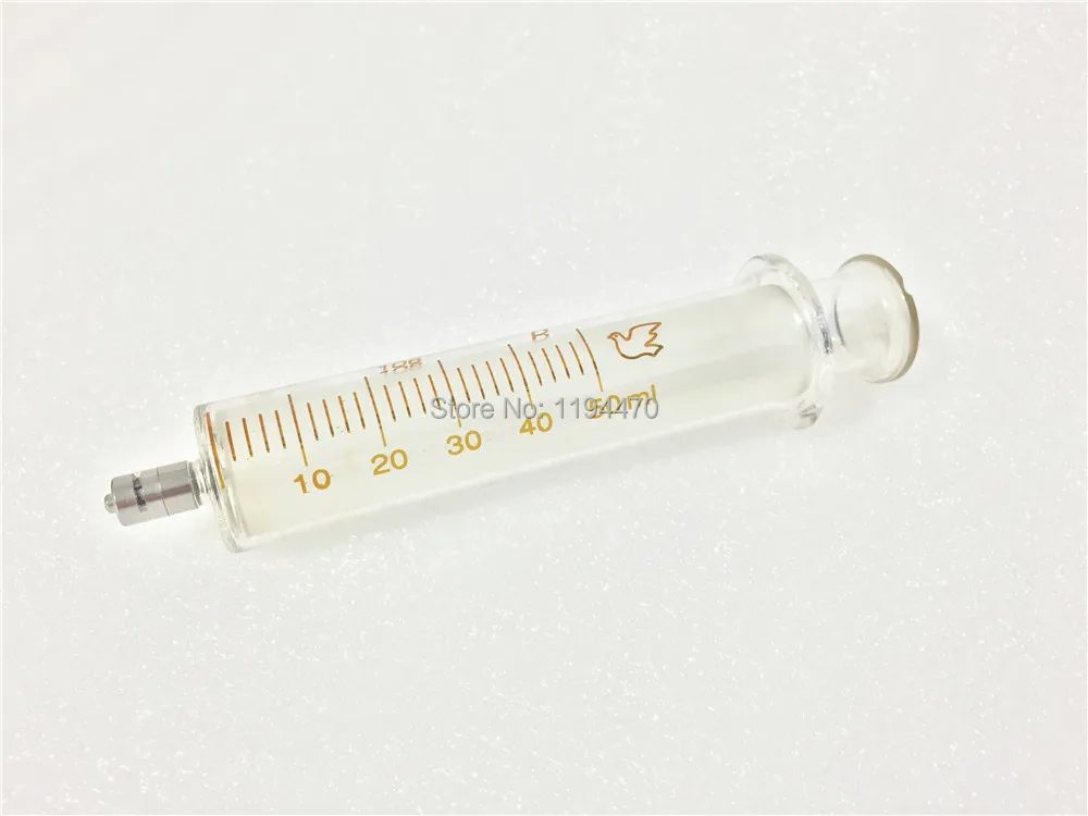 

4pcs/Lot 50ml 50cc Glass Syringe Luer Lock Head Reusable Glass Injector Lab Glassware