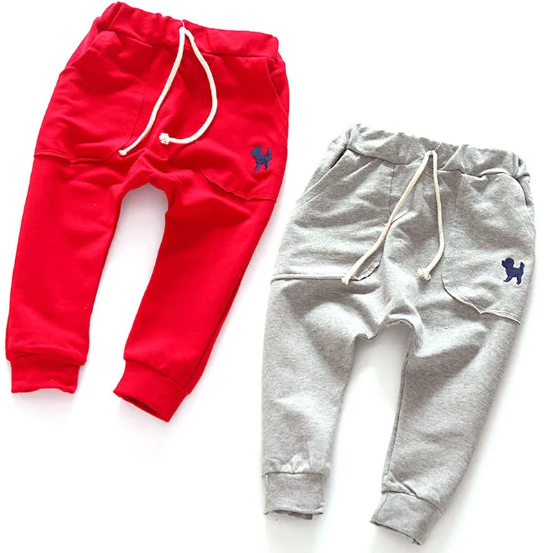Хлопковые брюки для мальчиков; детские брюки; коллекция года; брендовая осенне-зимняя одежда для малышей; свитер для мальчиков; штаны с принтом; детские леггинсы для мальчиков