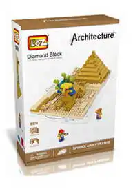 LOZ 9383Parthenon Templ World 600pcs Building 3D Blocks DIY Bricks Toys Figure Minfigure Gift Present Action Free Shipping | Игрушки и