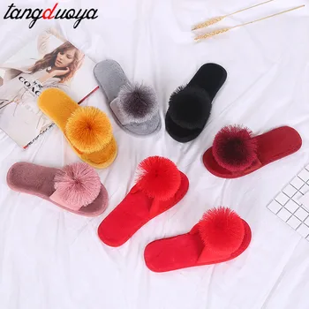 

fluffy slippers for women slippers casual flats slippers ladies shoes woman home slippers pantoufle femme