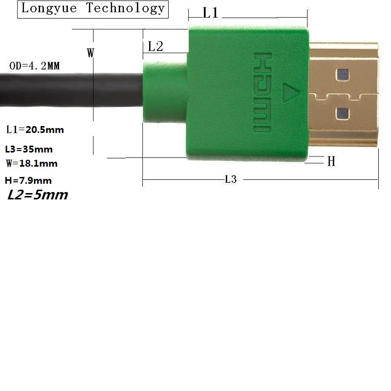 Кабель HDMI мужчинами 3D1 080 P 1 м 2 м 3 м 5 м Скорость HDMI Кабель-адаптер поддерживает Ethernet 1080 P 3D для hdtv-компьютер PS3