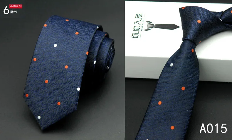 6 см галстуки для мужчин, обтягивающий галстук, свадебное платье, галстук, модный клетчатый галстук, деловые галстуки для мужчин, тонкая рубашка, аксессуары, Лот - Цвет: 41
