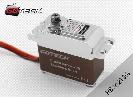 Goteck Стандартный бесщеточный Цифровой dc Серводвигатель HB2621SG с 15/19kg-cm для модели автомобиля/самолетов/вертолета/робота