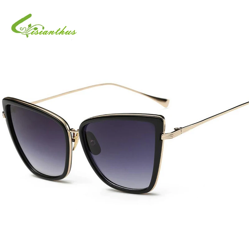 

Ladies Cat Eye Sunglasses Women Sun Glasses Alloy Frame UV400 Protection Brand Designer Retro Cat Eye Glasses Ultra Light Eyegla