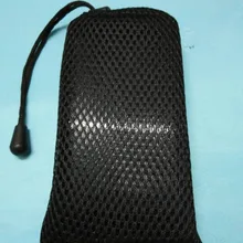100 шт. сетки drawstring сумка ювелирные изделия мешок сетка mesh подарок сумка логотип для подарка MP5 телефон ювелирные изделия