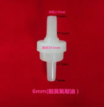 

6mm No pressure Plastic one-way valve Resist Ozone Water stop valve Oil-proof check valve cut-off valve non-return valve barb