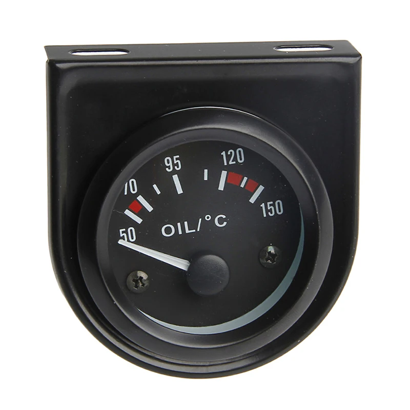 Универсальный 52 мм светодиодный светильник автомобильный указатель температуры масла датчик температуры 50-150